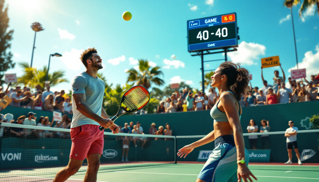 Surmonter la pression : Stratégies gagnantes en padel 1 contre 1